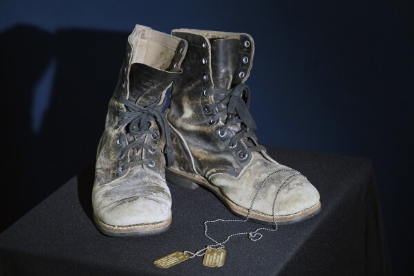 Worn out combat boots hot sale